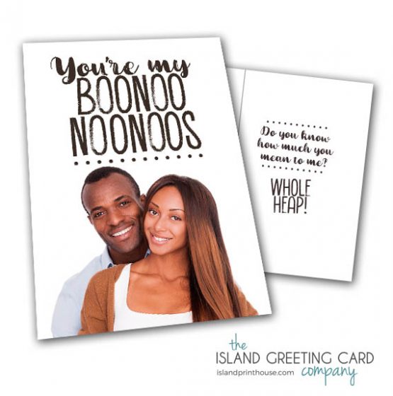 Jamaican Boonoonoonoos Love Greeting Card