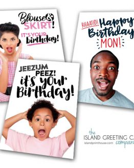 Cheeky Jamaican Birthday Greeting Cards