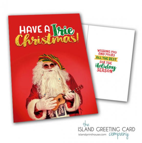 Irie Jamaican Christmas Greeting Card