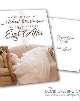 Jamaican Wedding Congratulations Card