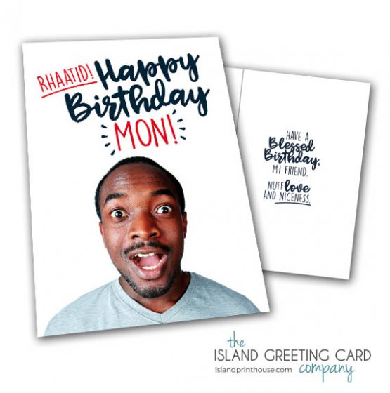 Rhaatid Jamaican Happy Birthday Card